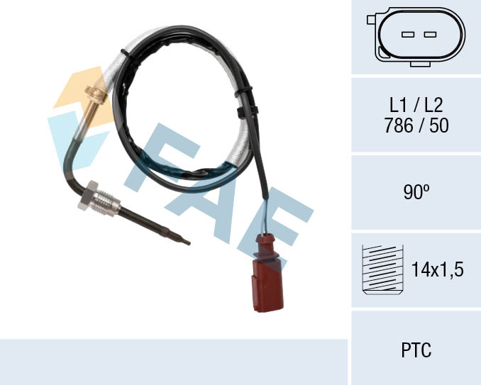Sensor, exhaust gas temperature (68089)