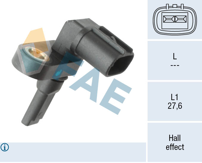 Sensor, wheel speed (78705)