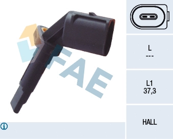 Sensor, wheel speed (78090)
