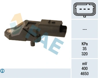 Sensor, intake manifold pressure (15107)