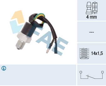 Switch, reverse light (41260)