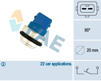 Temperature Switch, coolant warning lamp (35635)