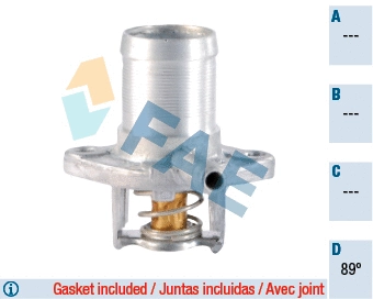 Thermostat, coolant (5321089)