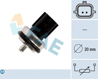 Sensor, coolant temperature (33811)