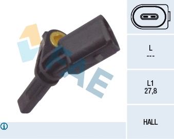 Sensor, wheel speed (78064)