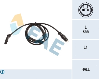 Sensor, wheel speed (78144)