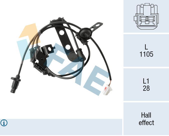Sensor, wheel speed (78571)