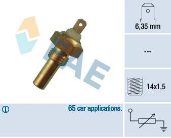 Sensor, coolant temperature (31290)