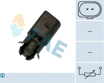 Sensor, exterior temperature (33515)