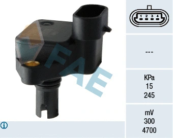Sensor, intake manifold pressure (15064)
