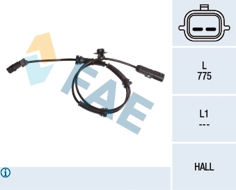 Sensor, wheel speed (78057)