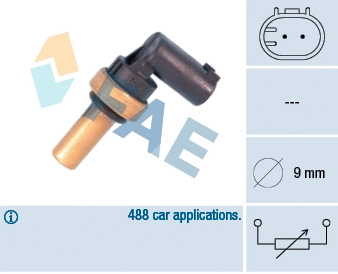 Sensor, coolant temperature (32710)