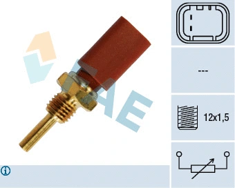 Sensor, coolant temperature (33710)