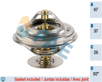 Thermostat, coolant (5302692)
