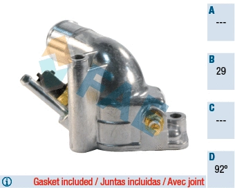 Thermostat, coolant (5345592)