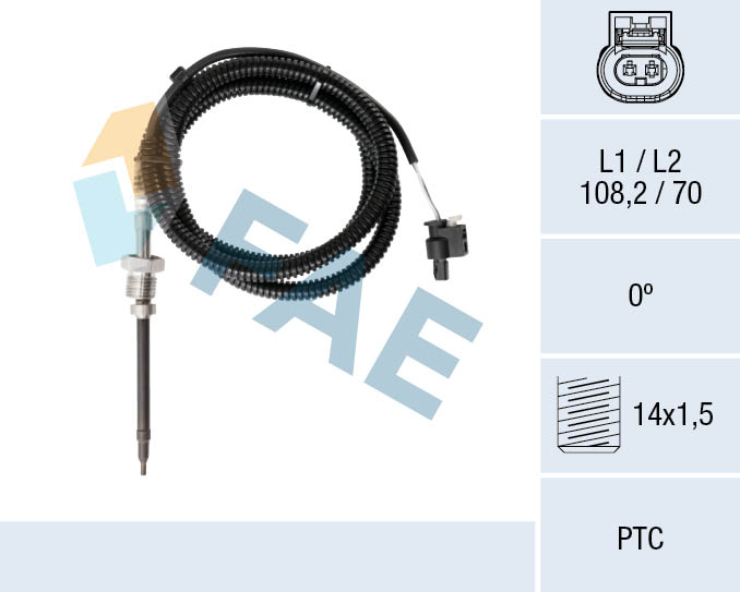 Sensor, exhaust gas temperature (68077)