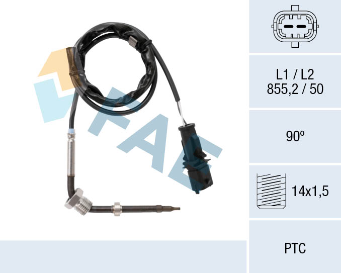 Sensor, exhaust gas temperature (68086)