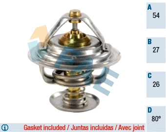 Thermostat, coolant (5302080)