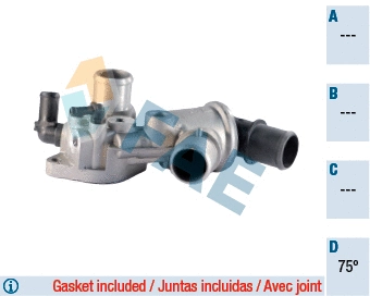Thermostat, coolant (5340375)