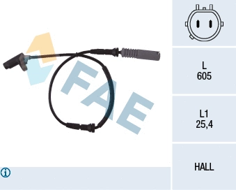 Sensor, wheel speed (78042)