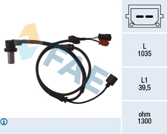 Sensor, wheel speed (78059)