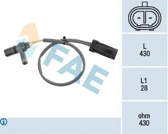 Sensor, crankshaft pulse (79190)