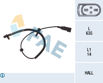 Sensor, wheel speed (78035)
