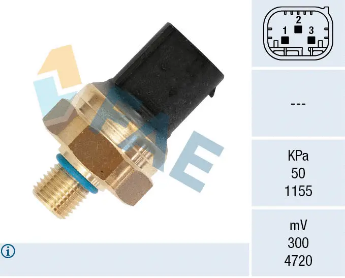 Sensor, fuel pressure (15614)