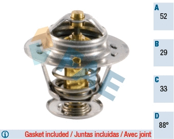 Thermostat, coolant (5304888)