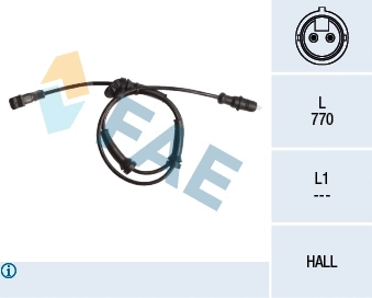Sensor, wheel speed (78026)