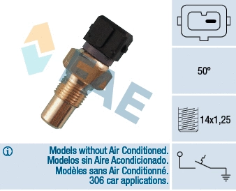 Temperature Switch, coolant warning lamp (35550)