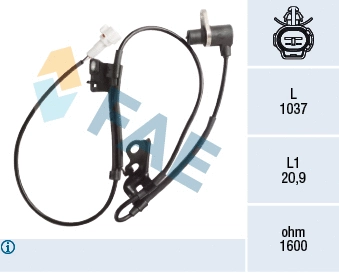 Sensor, wheel speed (78418)