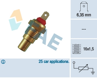 Sensor, coolant temperature (31330)