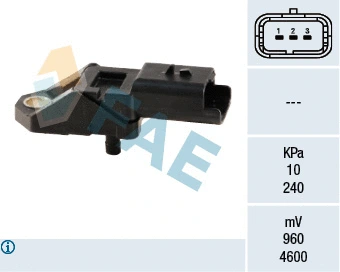Sensor, intake manifold pressure (15027)