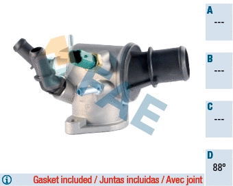 Thermostat, coolant (5349288)