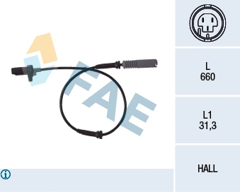 Sensor, wheel speed (78044)