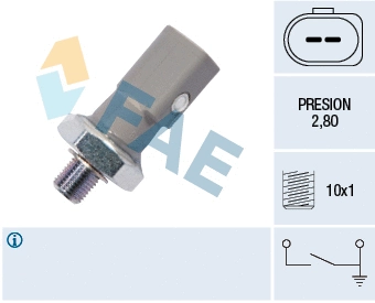 Oil Pressure Switch (12855)