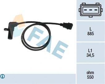 Sensor, crankshaft pulse (79078)