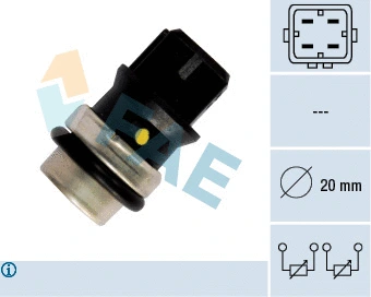 Sensor, coolant temperature (33640)