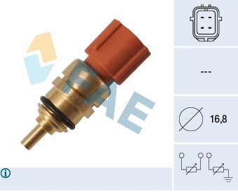 Sensor, coolant temperature (33358)