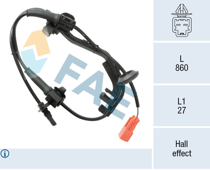 Sensor, wheel speed (78599)