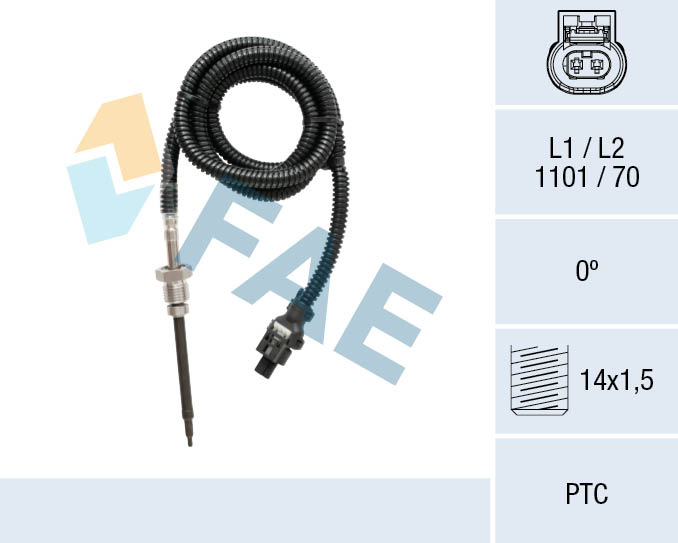 Sensor, exhaust gas temperature (68022)