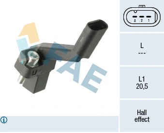 Sensor, crankshaft pulse (79521)