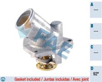 Thermostat, coolant (5320092)