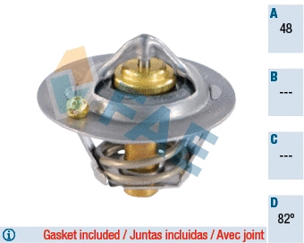 Thermostat, coolant (5323282)