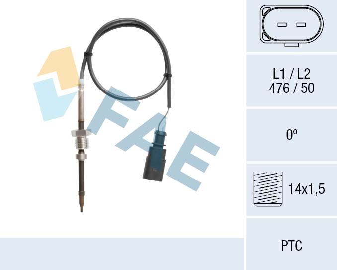 Sensor, exhaust gas temperature (68134)