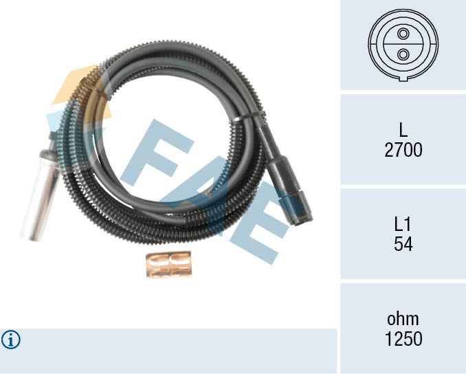 Sensor, wheel speed (78589)