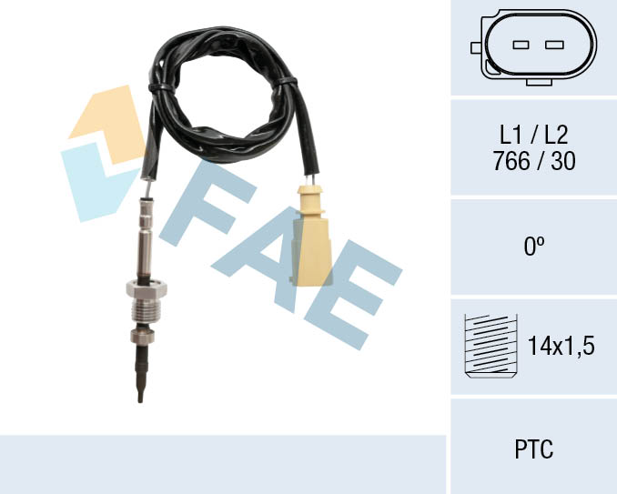 Sensor, exhaust gas temperature (68030)