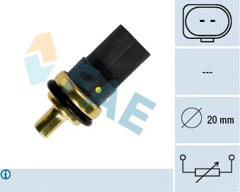 Sensor, coolant temperature (33784)