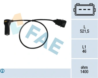 Sensor, crankshaft pulse (79066)